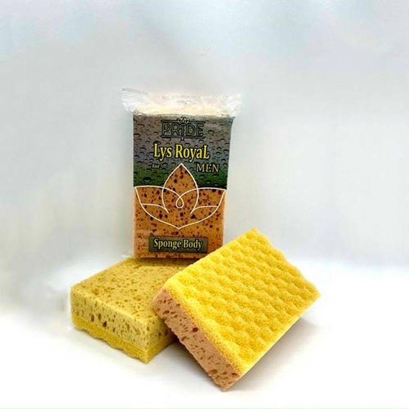 Губка банная мужская "Lys Royal" гб039 П