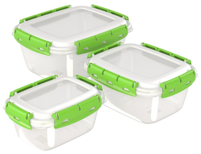 Набор контейнеров №4 АП 719 (3шт.:0,8/1,5/2,5л.))А-П