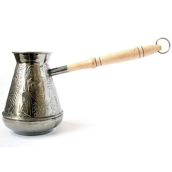 Турка медная 0,6л. "Орнамент" Дел.