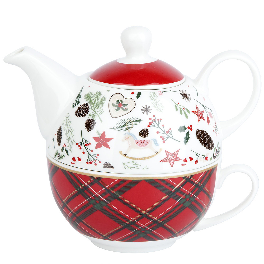 Чайный набор 1620109 "Edinburgh" (2пр: ч-к 0,4л., чашка)(подар.уп.) ЕНС