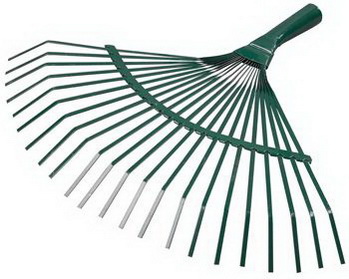 Грабли веерные пластинч. 20 зуб. ГВ-С 661 метал. оцинк.