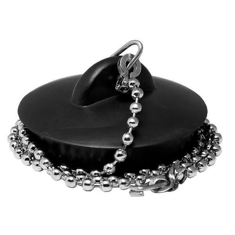 Пробка в ванную резиновая с цепоч. 55см. d=40мм RE-562 ХТ