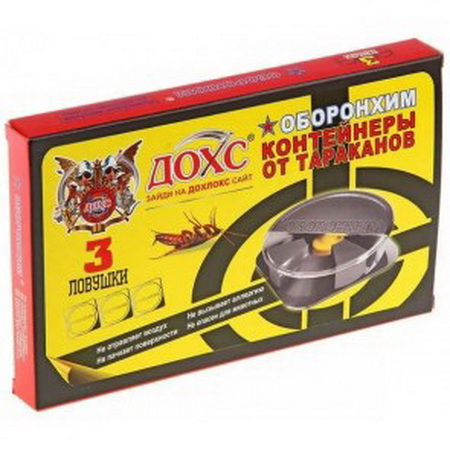 Ловушка ОБОРОНХИМ (от тараканов и муравьев) 1шт. 433 ДОХС JUMBO