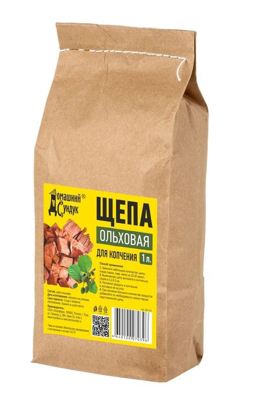 Щепа д/копчения ОЛЬХОВАЯ 1,0 л. ДС-414 .