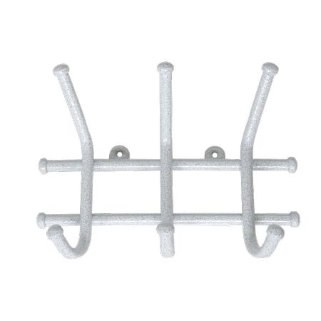 Вешалка настенная "Норма 3" ВН 64 Б (Белый) (ЗМИ)