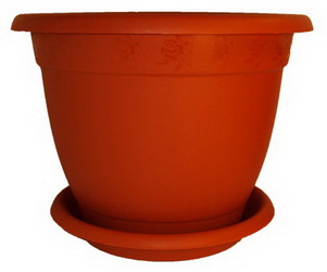 Горшок д/цв. "Борнео"  7,8л. d290мм. (терракот) с подд. ПЦ42029