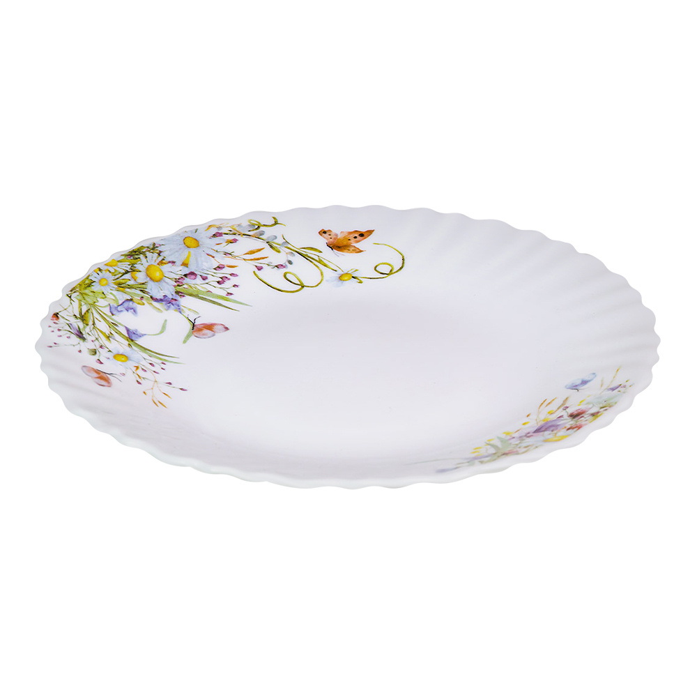 Тарелка десертная MFK21069 "Ромашки"d=19см, (48шт./кор.)