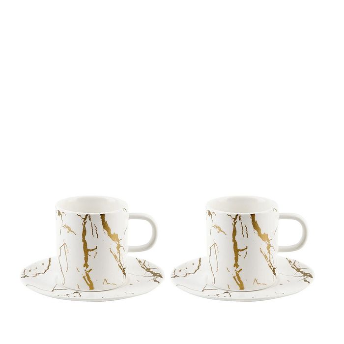 Кофейный набор 0880049 "Белый мрамор" 4пр. (подар.уп.) ЕНС