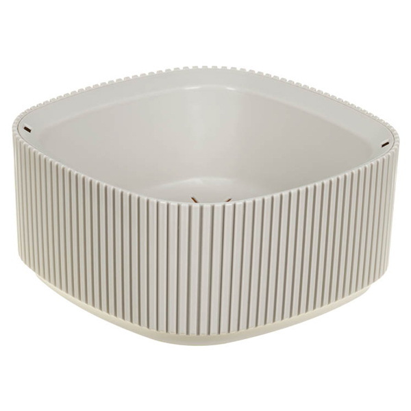 Кашпо СТРИП  1,7л. 29,0*13,0см. КН3251КР со вставкой (Кремовый)