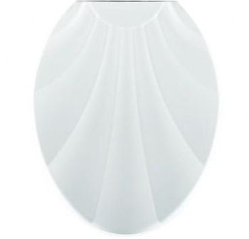 Сиденье д/унитаза "РАКУШКА" жест. Нов.