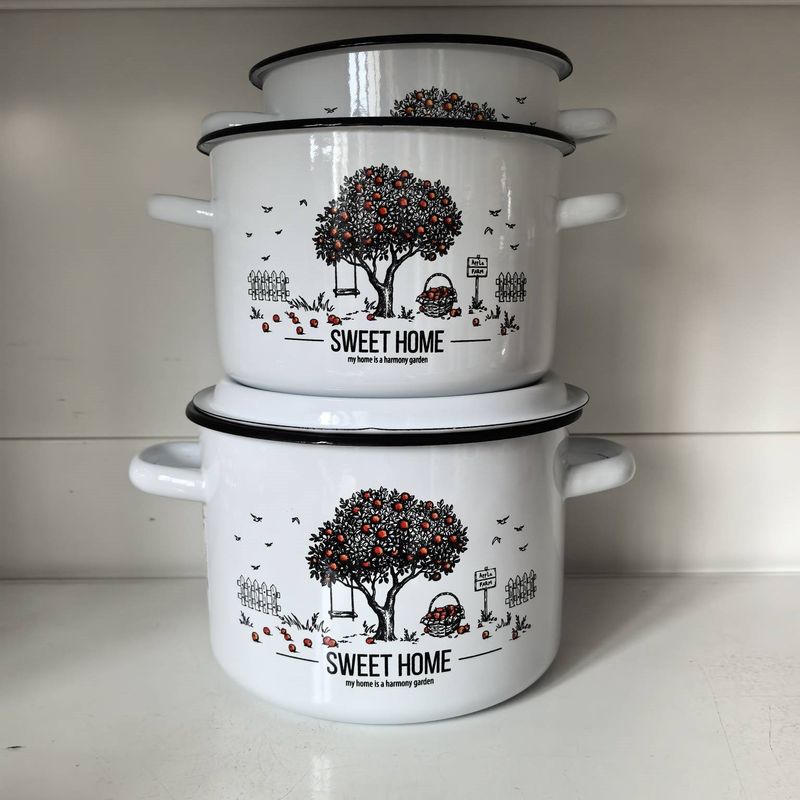 Набор 1с33 "Яблоня" (3к.: 1,5/3/4,5л.) Чер