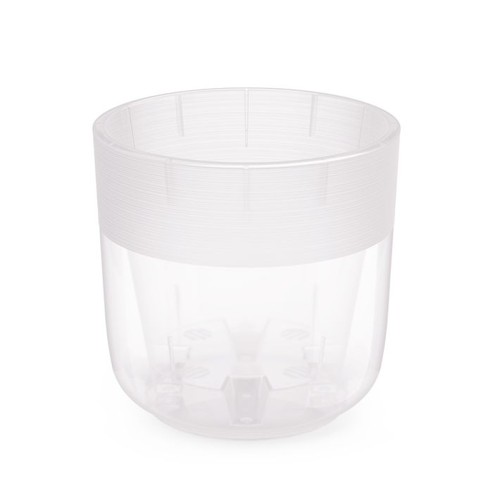 Горшок д/цв. "Линель"  4,5л. двойной М8406 (прозрачный)