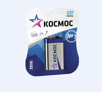 Батарейки Космос 6LR61 1*BL