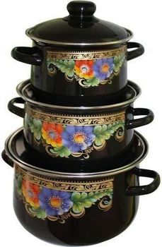 Набор 1с408 "Вологда" (3к.: 2/3/5,5л.) Чер