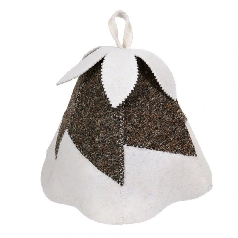 Шапка д/бани "Колокольчик" Б40053 войлок Е