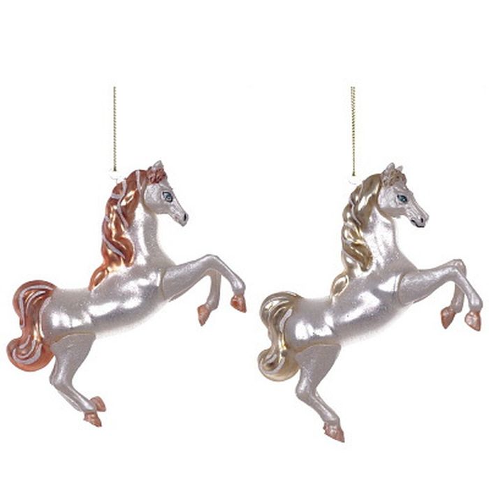 Подвесн.украш. "Лошадь" 826465 11,5*3*9см  (стекло) Р