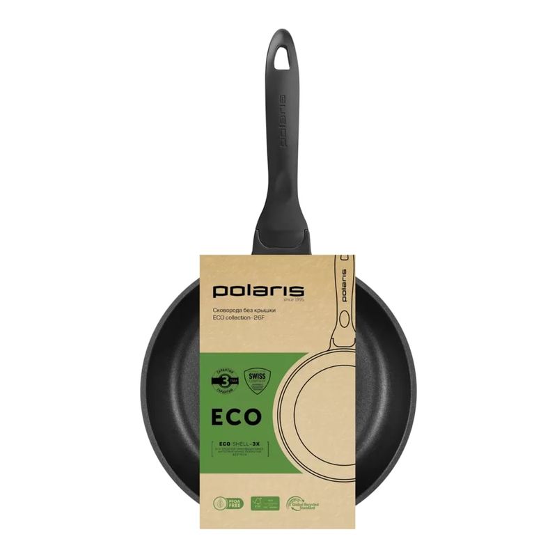 Сковорода ECO collection-26F d26см б/крышки (лит.ал. а/пр. покр.) фиолет. POLARIS Сковорода ECO collection-26F d26см б/крышки (лит.ал. а/пр. покр.) фиолет. POLARIS