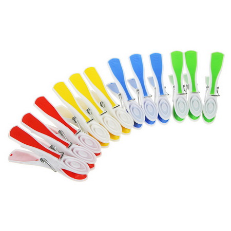 Прищепка бельевая силик. 12шт. 311375 Скр.