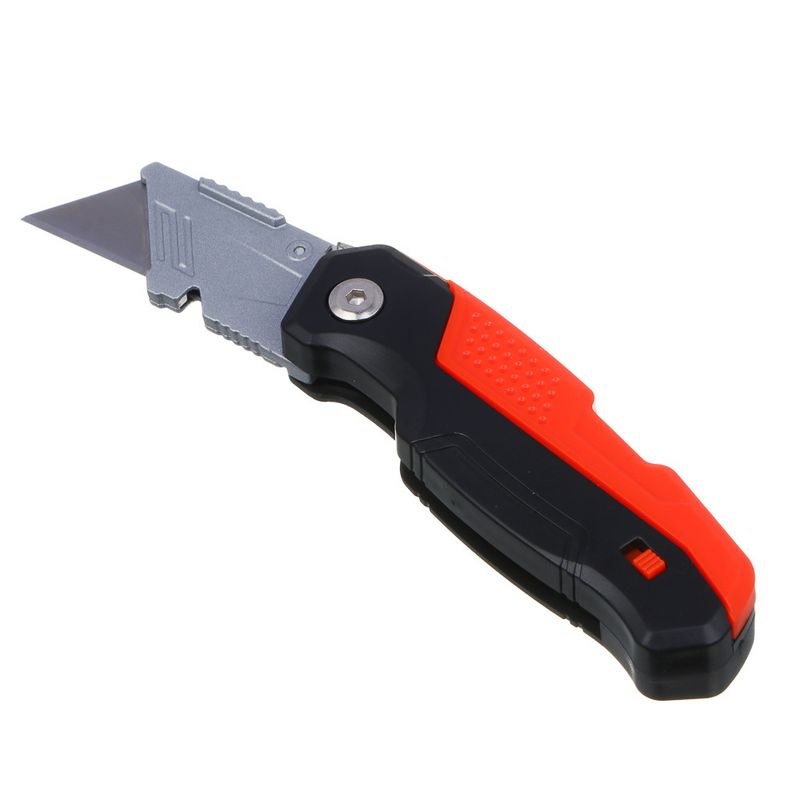 Нож универс. складной 685-038 с выдвижн. сменными лезв. 19мм. +4 зап. лезвия ЕРМАК