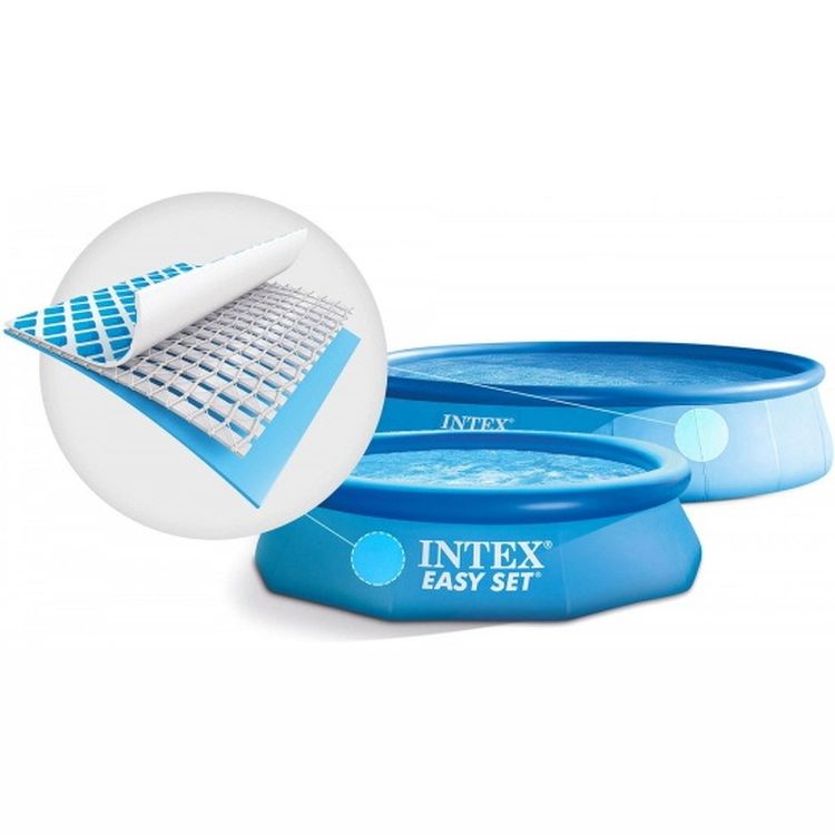 Бассейн 305*61см. EASY SET 28116 с надувной кромкой (3077л. )Intex