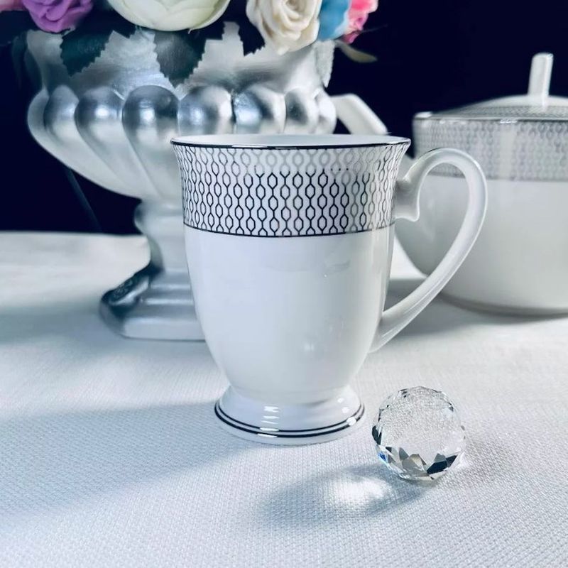 Кружка 145-555 "Севилья серебро" 350мл. (подар. уп.)