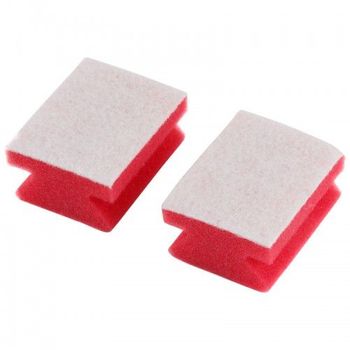 Губка д/посуды профильная 2шт. (84*65*36мм.) 002625 СКР