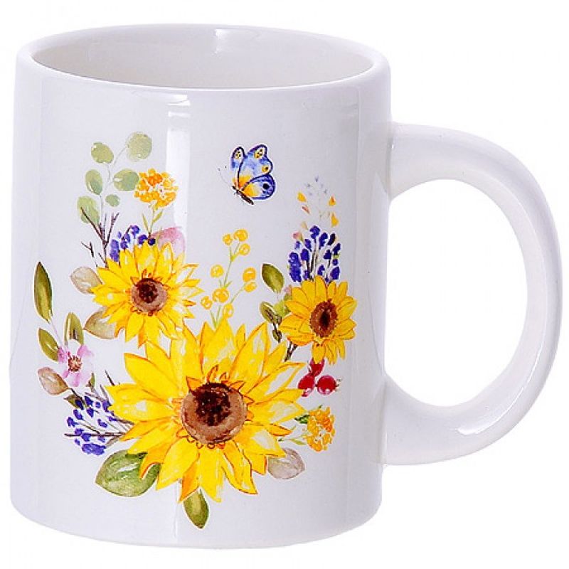 Кружка LR 29996 "Подсолнух" (300мл.)  СКС