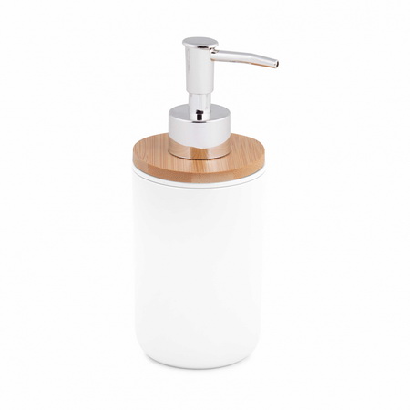Дозатор д/жидкого мыла БАМБУК М8058 (белый)