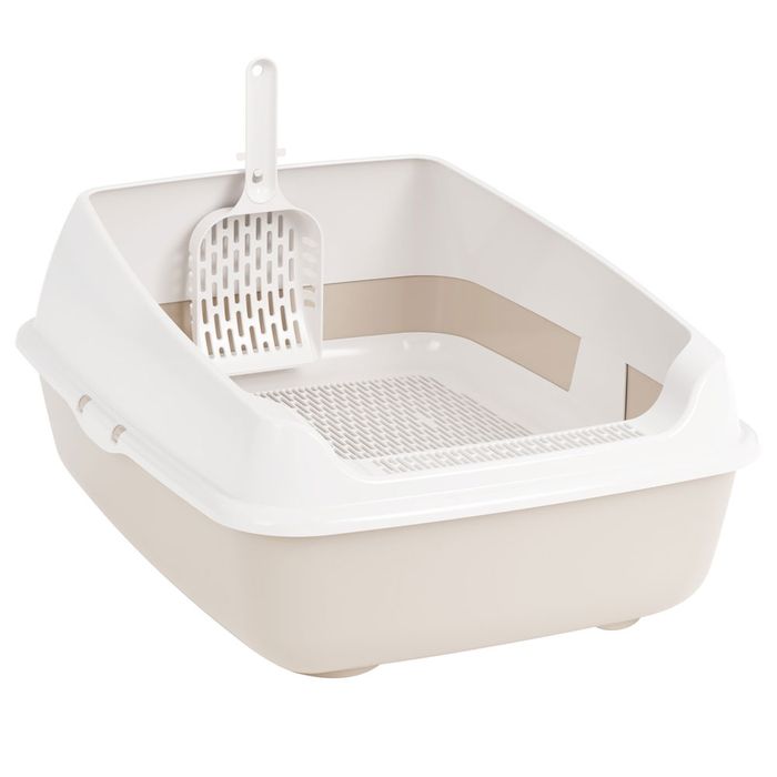 Набор д/кошек (лоток с высокими бортами, сеткой и совком) М8575/М8576 .