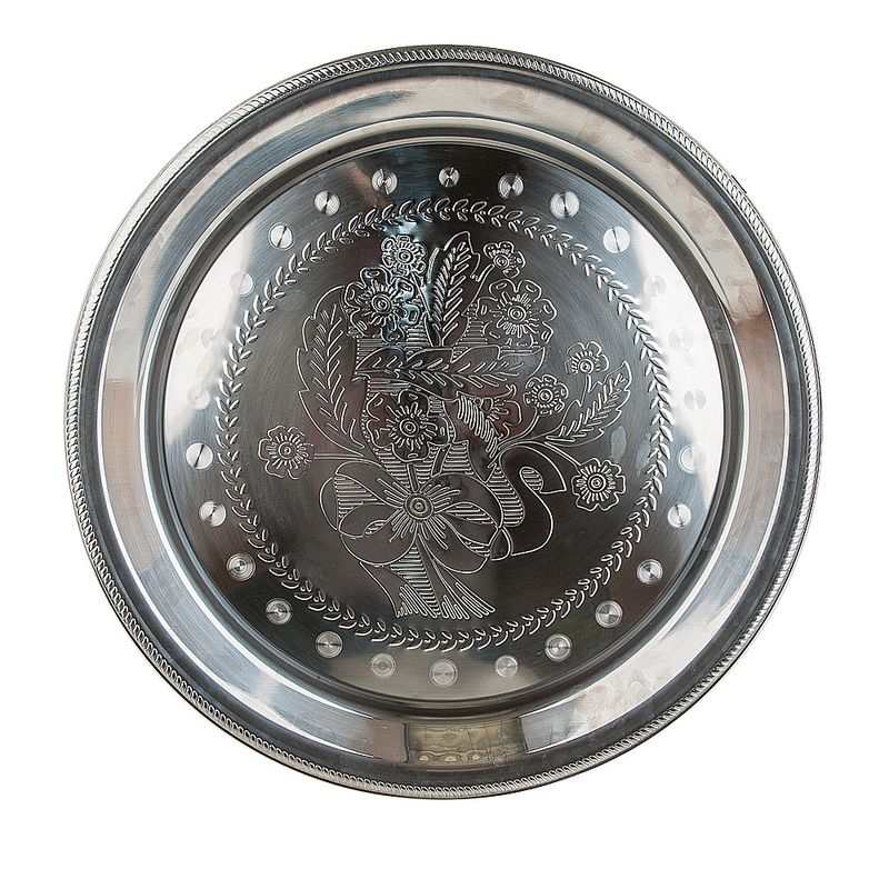 Блюдо 9901746 "Серебро" d=70см. (нерж.) ЕНС