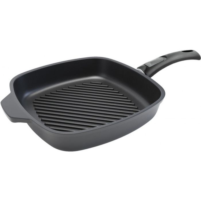 Сковорода-гриль С-П 280*280мм. "Титан" "Ферра Индукция" 59428G а/пр. съемн.руч.