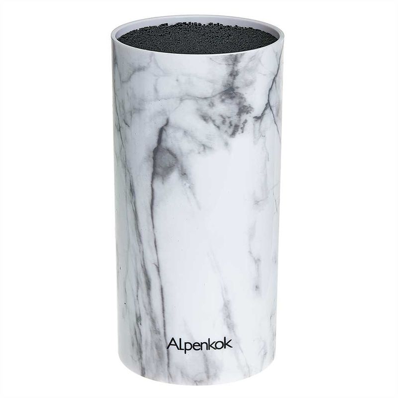 Подставка д/ножей АК-222ST 22*11 белый мрамор Дел.