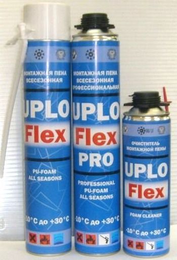 Пена монтаж. "UPLOFlex" 0,49кг. 1,0л. всесезон.