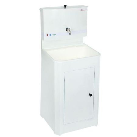 Умывальник АКВАТЕКС с эл. водонагр. 20л. пл.мойка (белый)