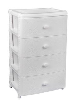 Комод 4секц. широкий "Флоран" (белый) М6786