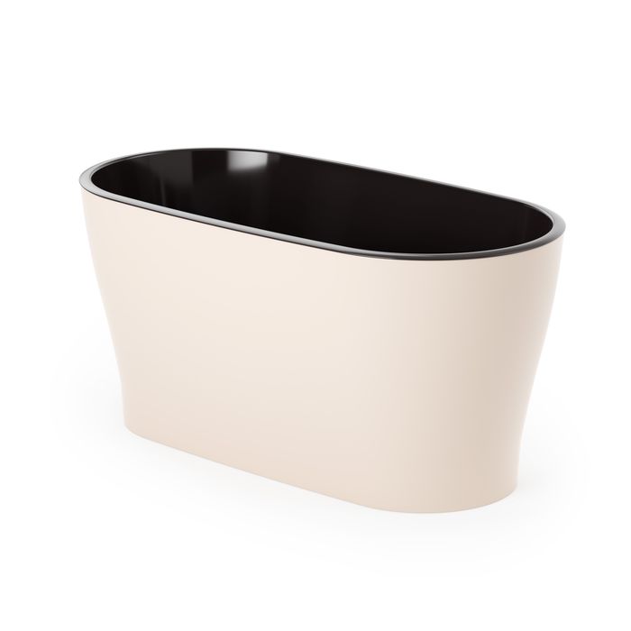 Горшок д/цв. "Лея"  4,0л. овал. двойной (с автополивом) М8590 (бежевый)