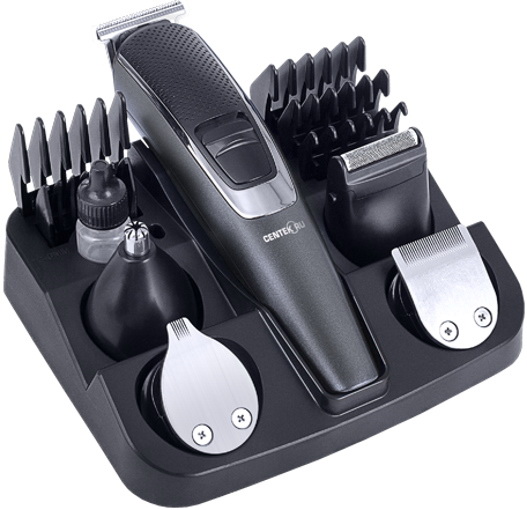 Машинка д/стрижки волос CENTEK CT-2137 (5Вт, аккум. 4 насадки, USB-зарядка)